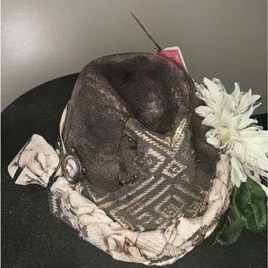Custom design burnt flat brim
